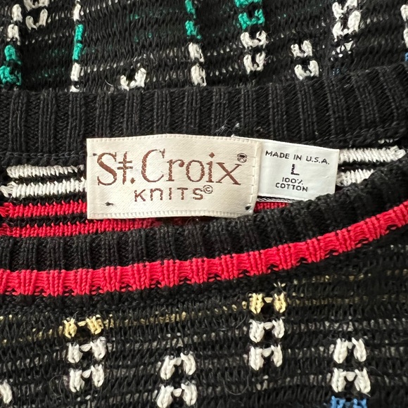 Vintage Geometric Print Sweater - Picture 5 of 5